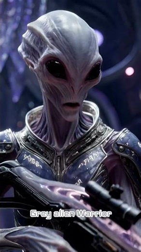 Gray alien Warrior #viral #trending #shorts #shortvideo #alien #scifi #animation #fyp