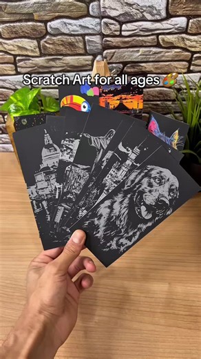 Share this video with someone who loves art. #scratchart #creativity #artforadults #screenfreeplay #relaxingvideos Discover the magic Scratch Art, the perfect creative activity for kids and adults. Our unique designs help you boost creativity, relieve stress, and enjoy quality family time away from screens. ideal for those who loves DIY crafts, art projects, and fun, relaxing activities for all ages.