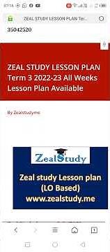 How to download(6-10) zeal study lesson plan easily tips for teachers