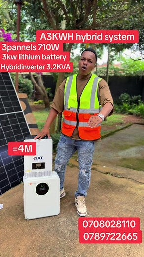 3kW Lithium Battery Hybrid Inverter System — A3KWH