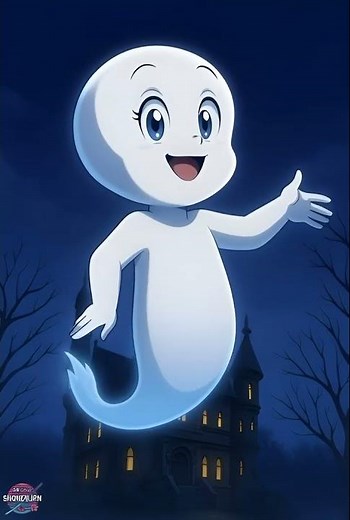 Anime tribute inspired by Casper 👻✨#Casper #animeart #ghoststory #ShonenJPN