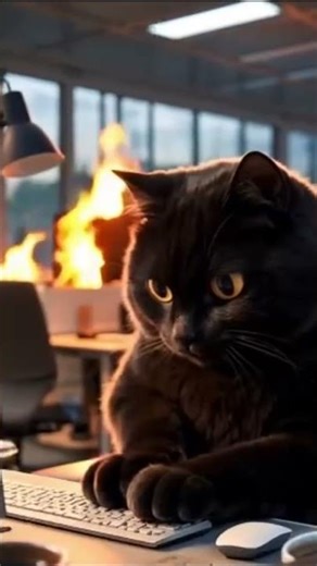 Funny cat 😂 #ai #funny #brainrot #comedy #viral #edit