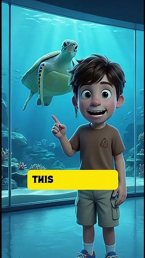 Leo visits the aquarium and teaches you easy A1 English!