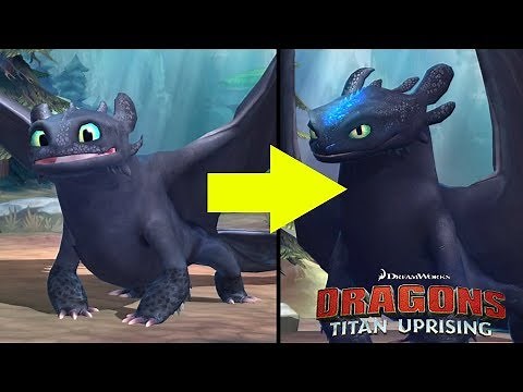 Toothless Transforms to ALPHA! | Dragons: Titan Uprising