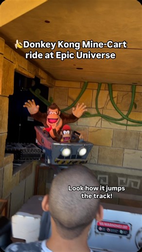 Check out this new coaster at Universal's newest park that appears to jump the track! Pretty cool.