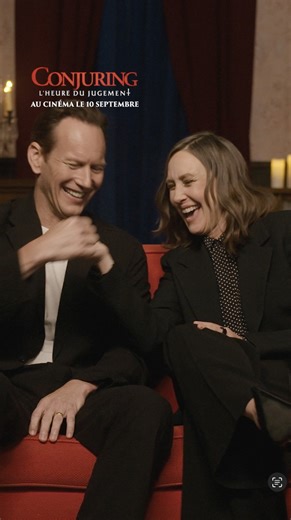 68K views · 1K reactions | Un film, t'as peur. Conjuring : L'Heure du Jugement, avec Patrick Wilson et Vera Farmiga, au cinéma le 10 septembre. #Conjuring #LheureDuJugement #PatrickWilson #VeraFarmiga | Warner Bros. Pictures | Facebook