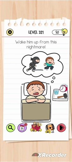 the brain test solution level 321 👍🥷🏃😰