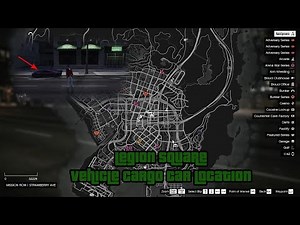 [GTA V Tutorial] Legion Square Vehicle Cargo Car Location