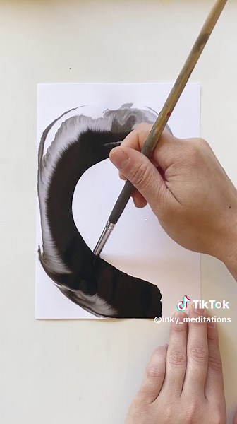 Inky Meditation Art for Relaxation and Calmness
