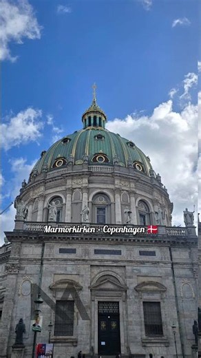 Inside Copenhagen’s Stunning Marble Church 🇩🇰 #kopenhag #denmark #travel