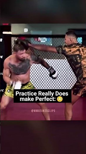 Ruffy Showing How Practice Makes Perfect #ufc