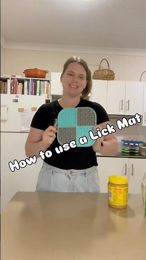 How to use a lick mat 🐾