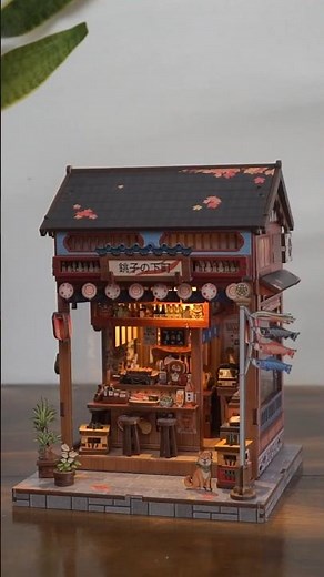 I Built a Tiny Japanese Restaurant Dollhouse #miniature