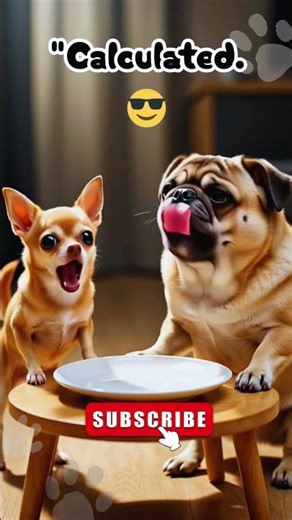 Chihuahua IQ 200 Pug IQ 0 🧠🤣🐾#shorts #usa #dog