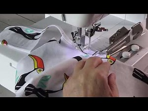 Tips and secrets for sewing with a coverstitch machine and overlocker. How to sew through thick s...