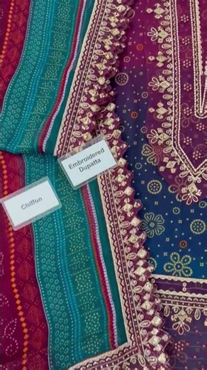 Brand Name : Nureh☆☆Deisgn Code : NP-700☆☆Fabric Details Lawn & Chiffon price:3550 without delivery