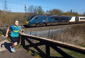 Wolverhampton train worker is on track for London Marathon charity run