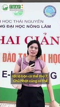 🔥TRƯỜNG ĐẠI HỌC NÔNG LÂM TUAF TUYỂN SINH KHÓA MỚI | Học 𝐎𝐧𝐥𝐢𝐧𝐞 Ngay Tại Nhà - VB chuẩn Bộ GD&ĐT