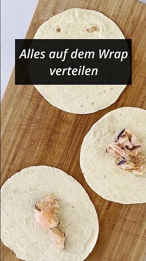 Pulled Lachs Wrap mit Pfirsich | ANA+NINA