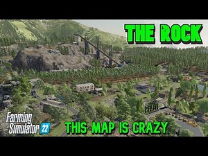 FS22 | THE ROCK | CRAZY NEW MOD MAP! | FS22 MAP TOUR! Farming Simulator 22