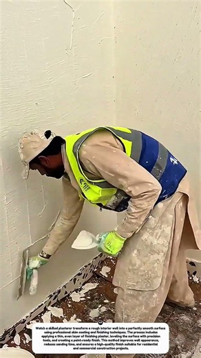 Perfect Wall Skim Coat Finish | Professional Plastering Technique That Delivers Flawless Results