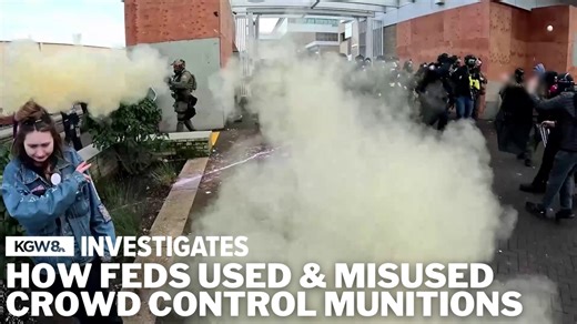 Video shows how federal officers' use of crowd control munitions in Portland may violate policies