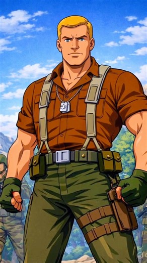 G.I.Joe In 90’s Anime Style🔥😳 #shorts #nostalgia #gijoe