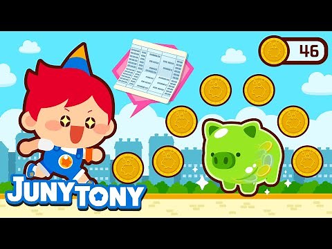 Let’s Save Money | Many a little makes a mickle 💰💰 | Saving Song for Kids | JunyTony