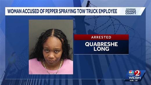 Florida woman pepper sprays towing company employee, steals vehicle with $49K inside