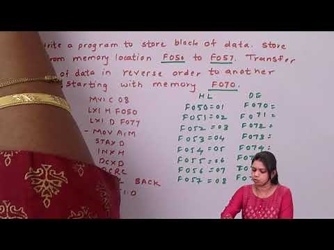 Assembly Language Programming in 8085 Microprocessor (Example 1) - Instruction Set and Programming