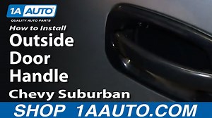How to Replace Exterior Door Handle 2000-06 Chevy Suburban
