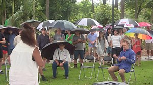 Emotional protest over Wollumbin Mount Warning trail closures - NBN News