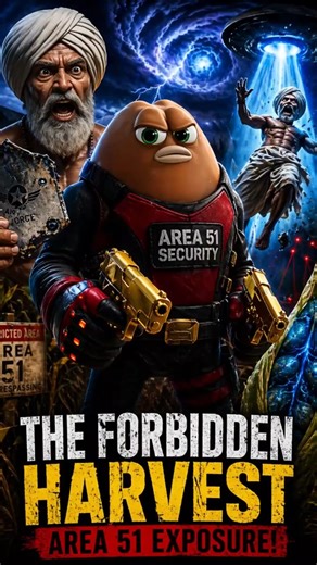 The Forbidden Harvest (Area 51 Secret) 😨👽 #ai #killerbean #plottwist #shorts #farmer