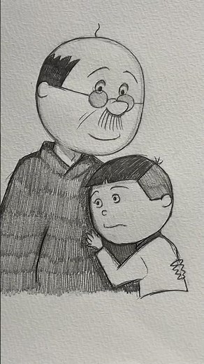 波平 心臓の音🫀 #イラスト #art #サザエさん#波平#タラちゃん#shorts