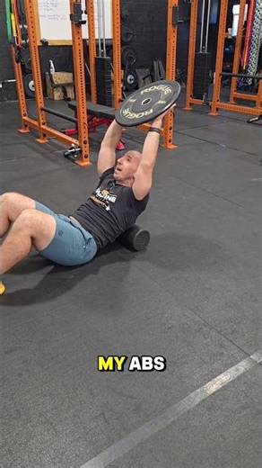 Plate Pullovers on Foam Roller