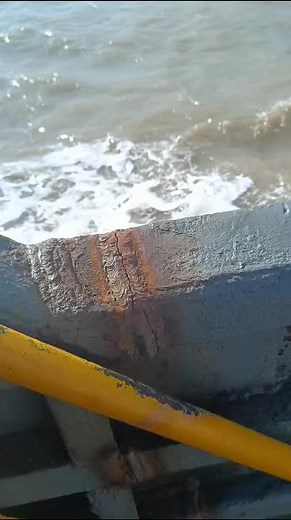 Exploring Rusty Metal Structures in Coastal Settings