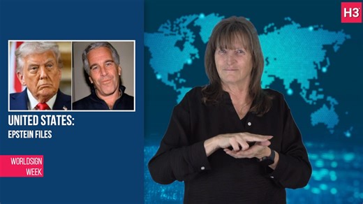 2.3K views · 55 reactions | WorldSign Week | 21 NOVEMBER 2025 WorldSign Week - What’s new? UNITED STATES: Epstein Files SOUTH KOREA: Offers Talks at Border JAPAN: Drone Detected Near Taiwan DEAFWIRE: Opening of Deaflympics Visit www.h3world.tv for more shows and news! #H3WorldTV #Deaf #WorldSignWeek #InternationalSign #SignLanguage | H3 World TV | Facebook
