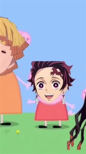 demon slayer pepe pig