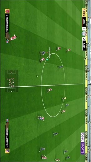 Two beautiful goals and perfect counter attack strategy #pes #football #shorts #gameplay