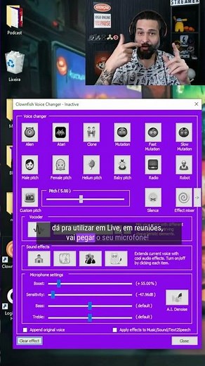How to add voice effects to your microphone for free on your PC!