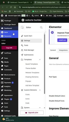 Disable Elementor Atomic Editor V4 in Under 30 Seconds #elementor #atomiceditor #elementortutorial