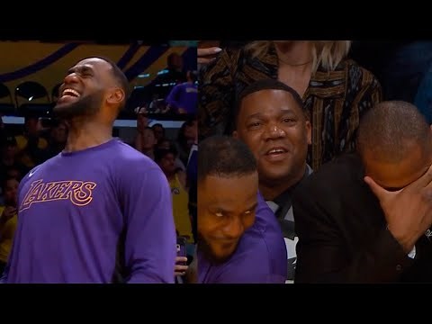 LeBron James gets the crowd to chant “Taco Tuesday” | Lakers vs Grizzlies