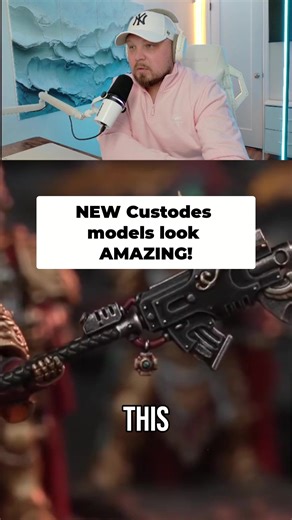 NEW Custodes models look AMAZING! #warhammer40k #models #figurines #gaming #reaction
