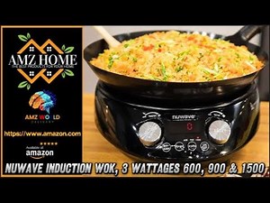 Describing Nuwave Induction Wok, 3 Wattages 600, 900 & 1500, Amazon