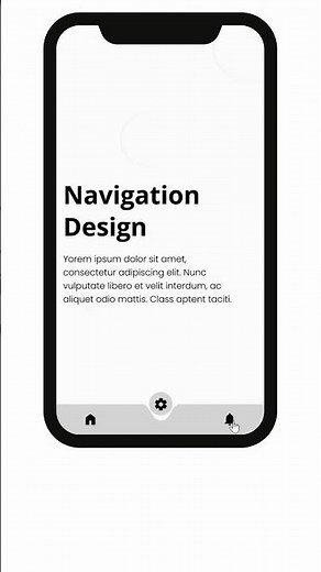Day 21/100 Figma Animated Navigation Bar Tutorial (Smart Animate) #figma #smartanimation