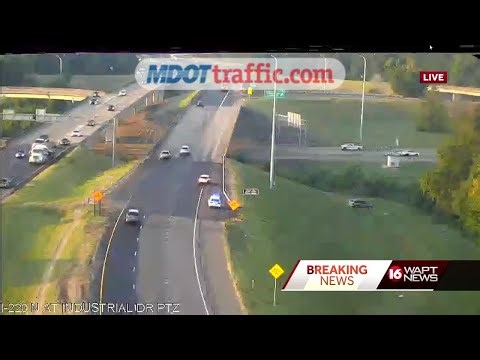 Jackson police officer involved in crash on I-220