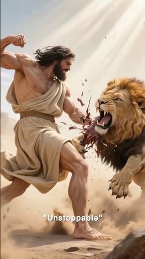 Samson vs Lion : The Moment God’s Power Was Revealed | Bible Story