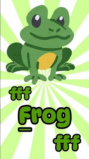 Learn the Letter F + Phonics! F for Frog Phonic Learning For Toddlers & Babies #forkids #preschool