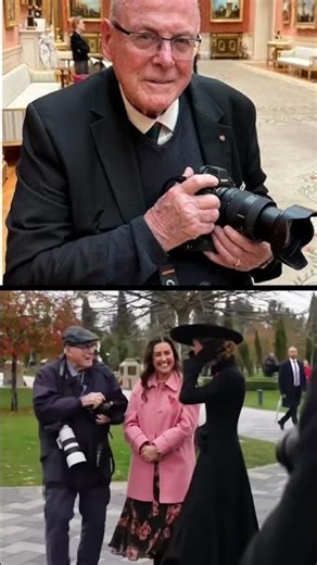 A Lovely Moment Between Catherine and Arthur Edwards #princewilliam