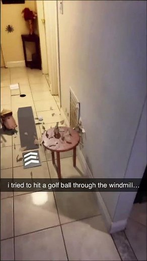 Windmill Mini Golf Gone Wrong 😂 #shorts #minigolf #fail